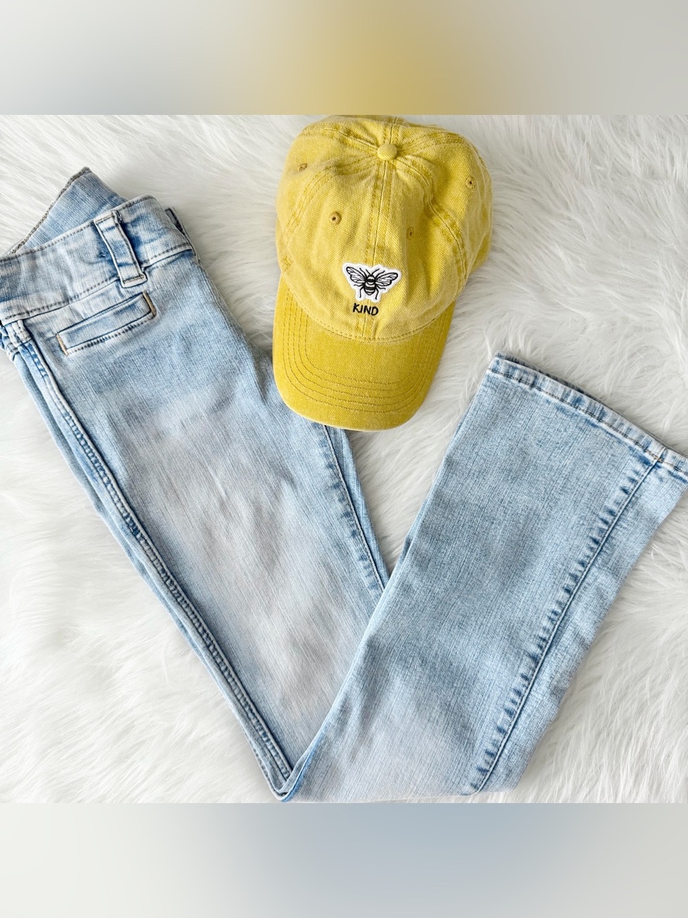 Bundle Girls Boot Cut Jeans + Hat
